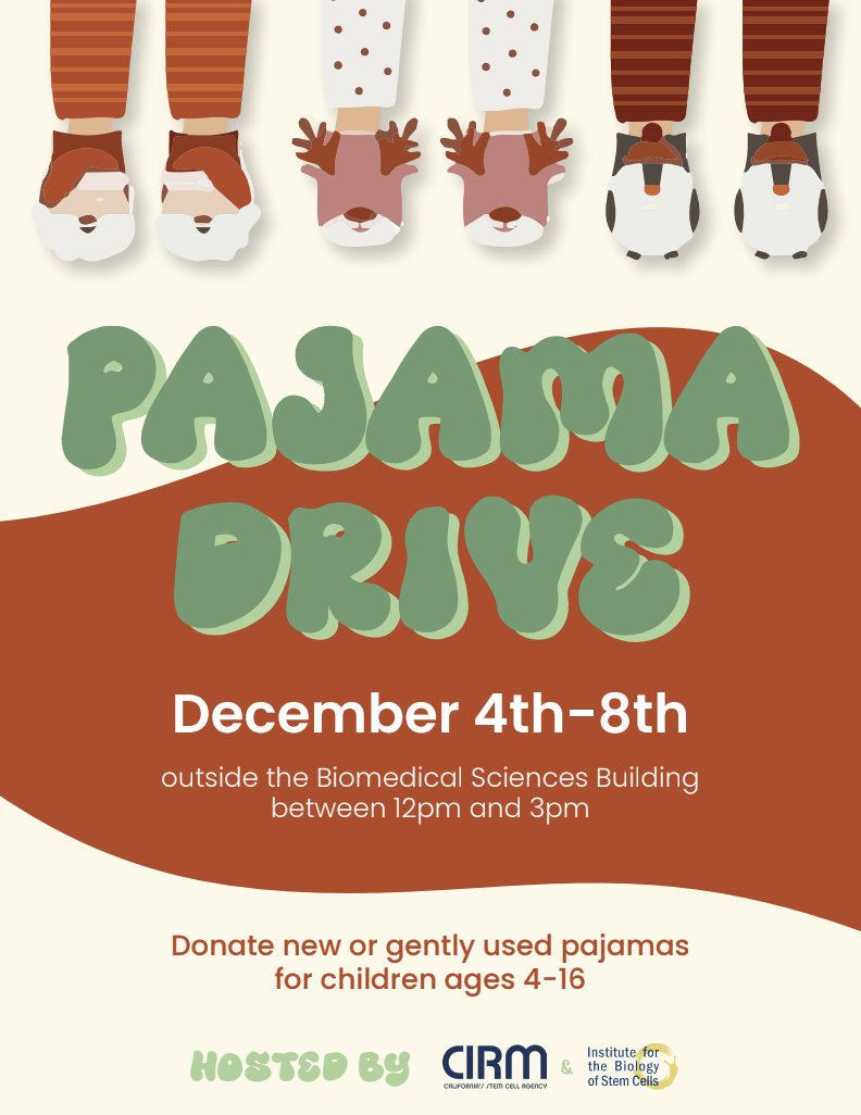 Flyer for December 2023 pajama drive in support of Jacob's Heart